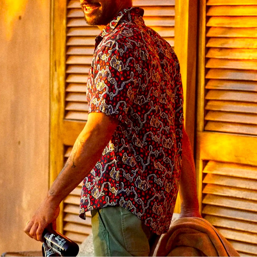 New OUTERKNOWN Studio Short Sleeve Shirt XL - Picture 2 of 6